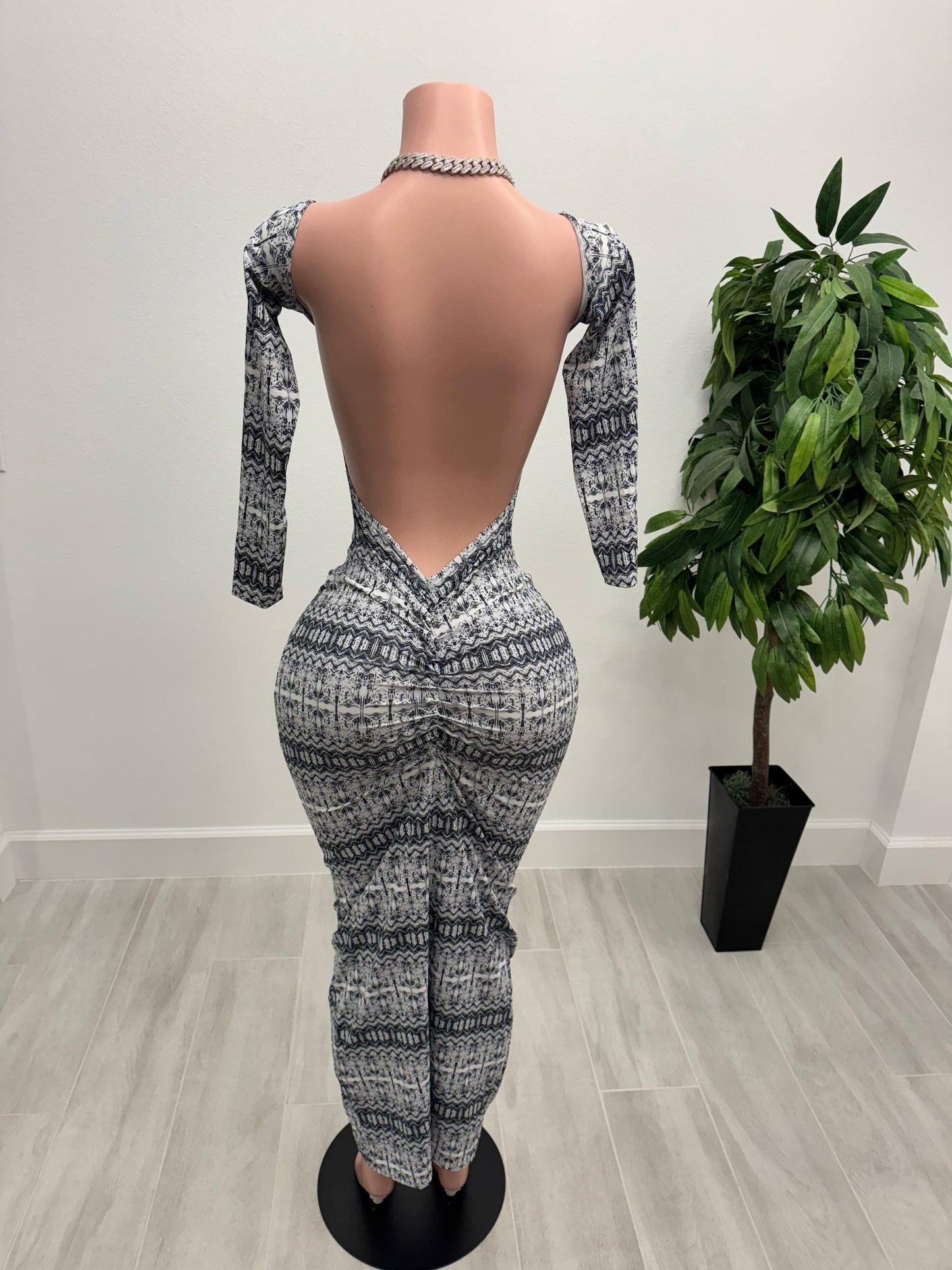 Winter Goddess Patterned Dre
