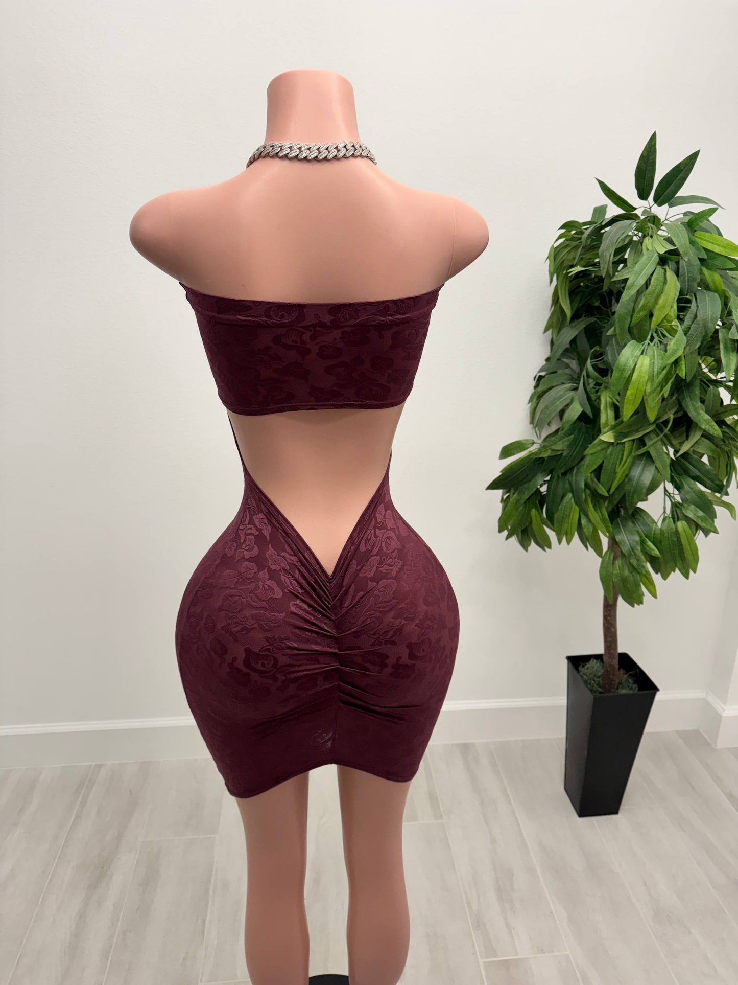 Wine Goddess Mini Dress