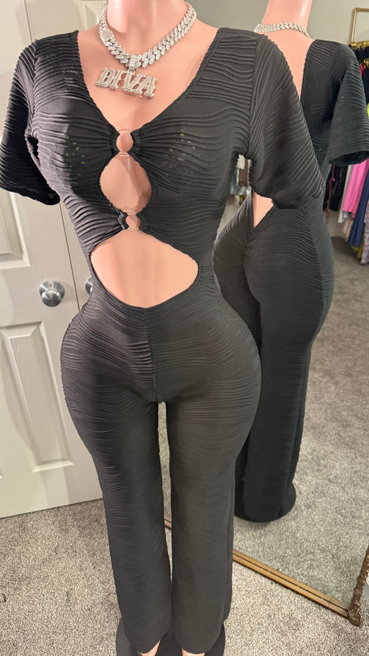 Short Sleeve Jumpsuit