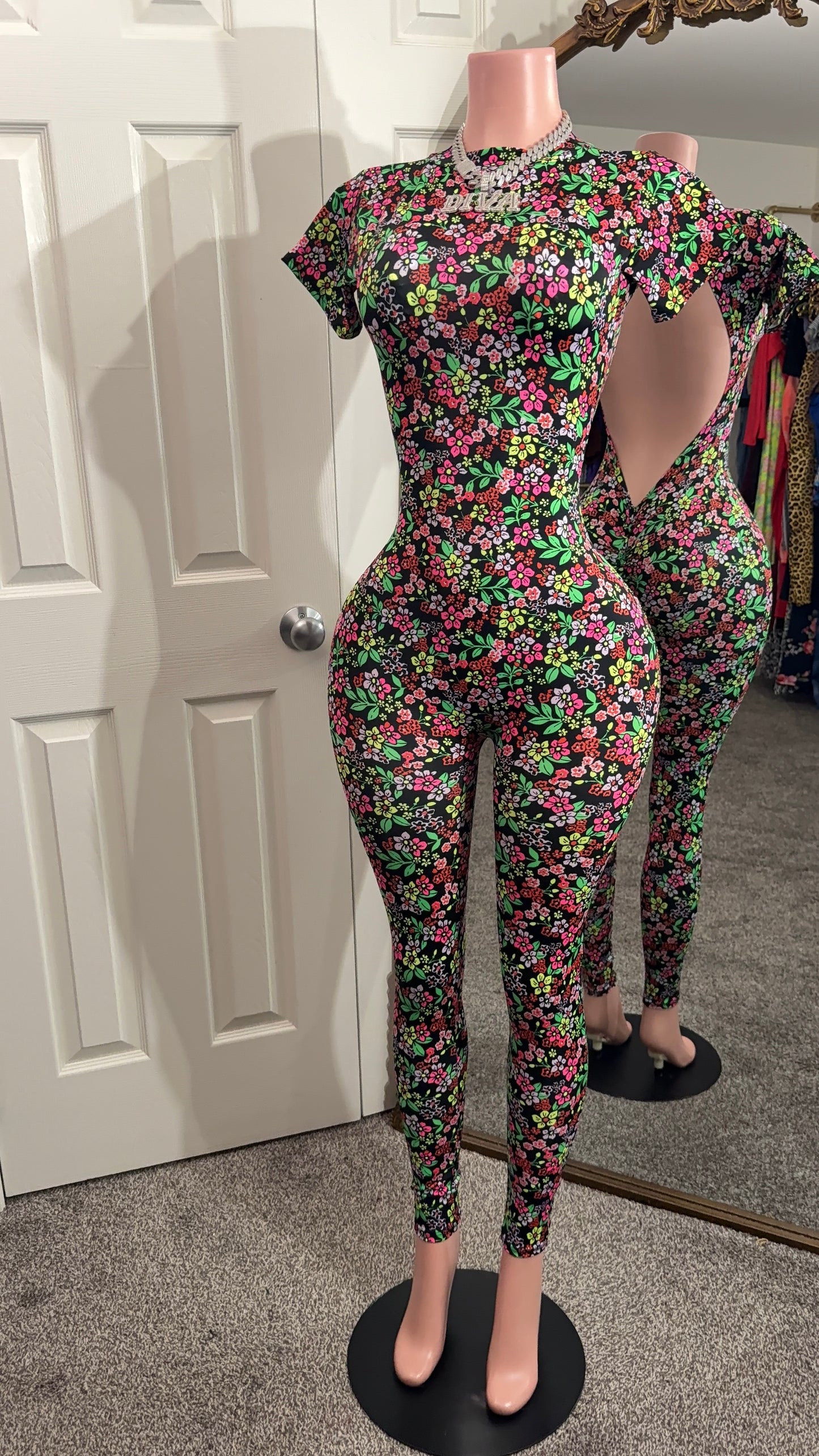 Cute Flower Jumpsuit