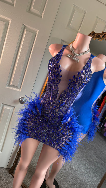 Sexy Royal Blue Dress