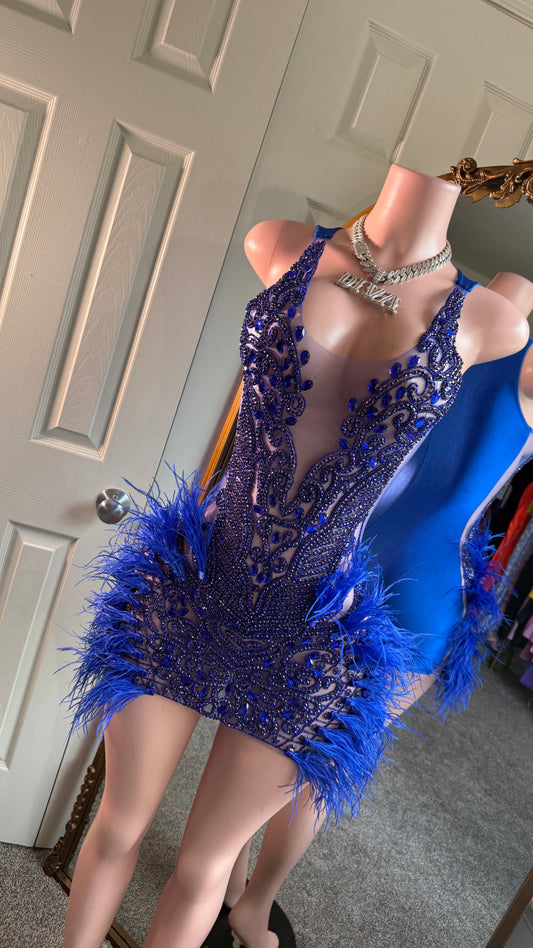 Sexy Royal Blue Dress