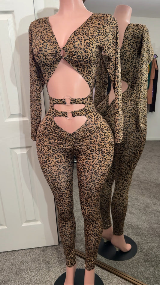 Parisian Leopard Jumpsuit