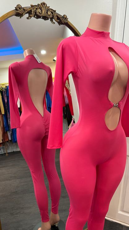 Alicias Pink Jumpsuit