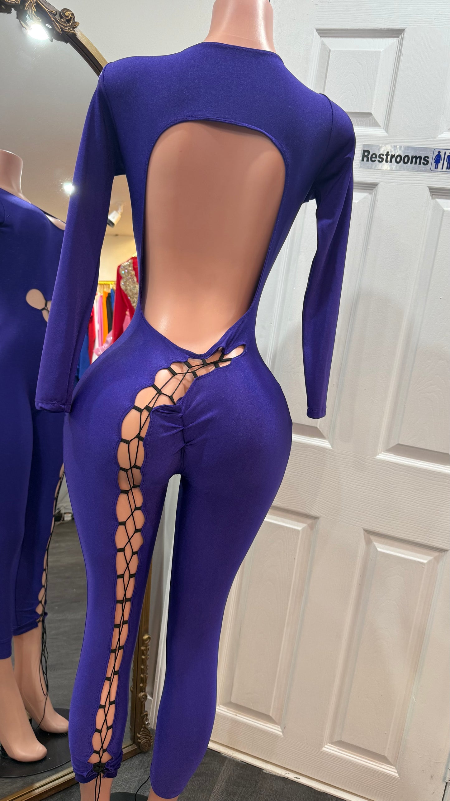 Purple Sexy Jumpsuit