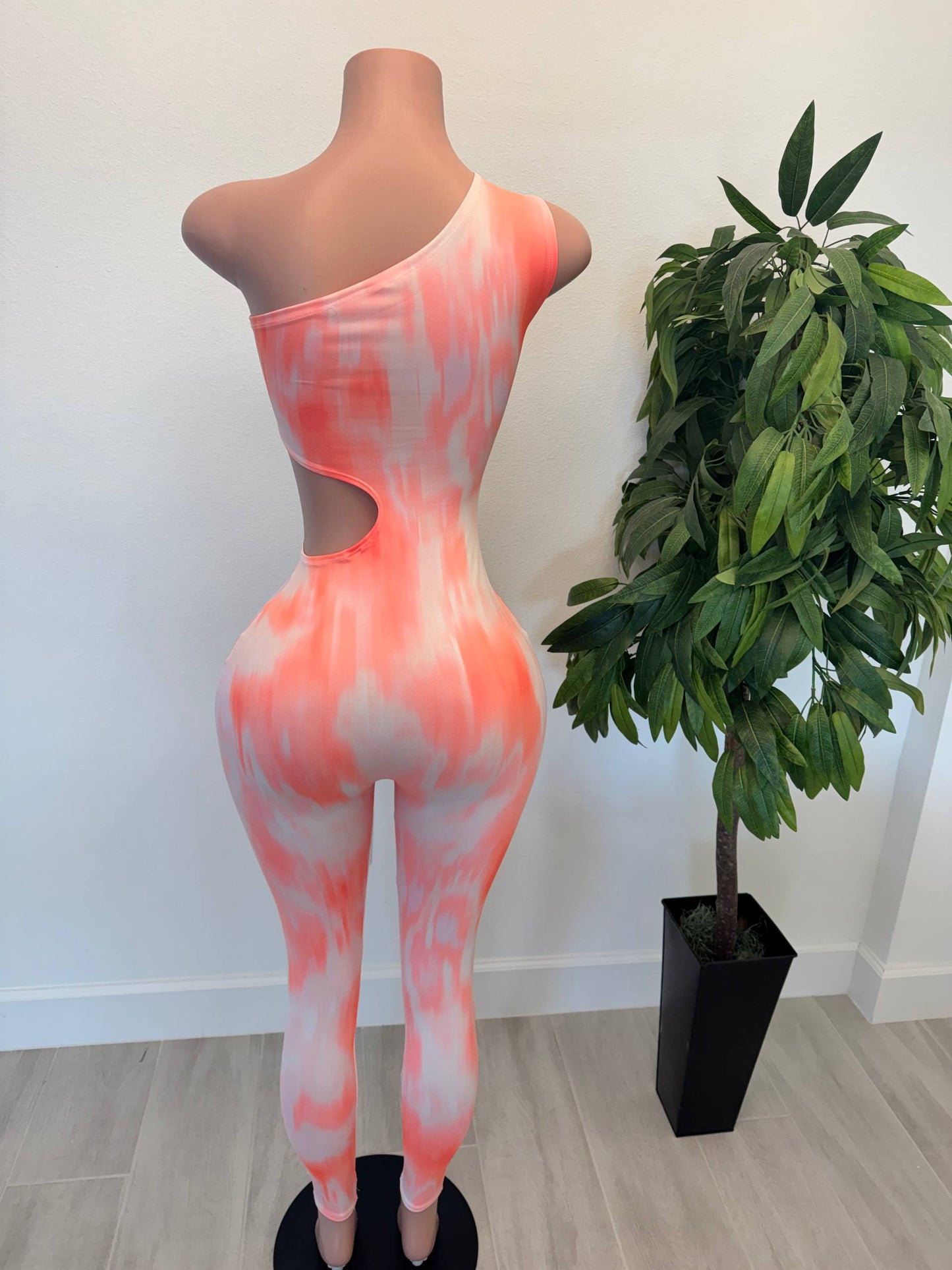 Sunset Tie-Dye Baddie Jumpsuit