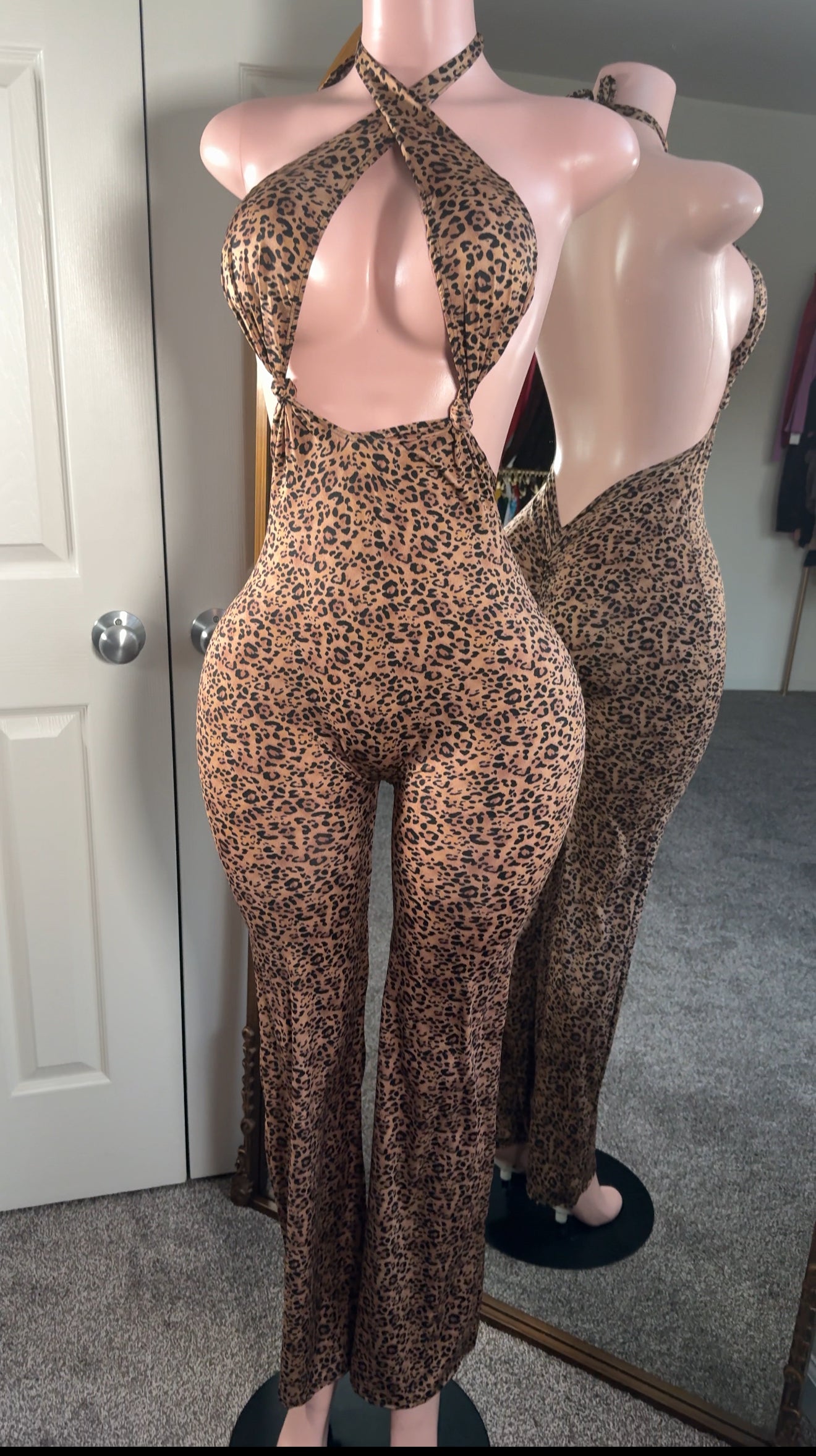 Princess Leopard Jumpsuit