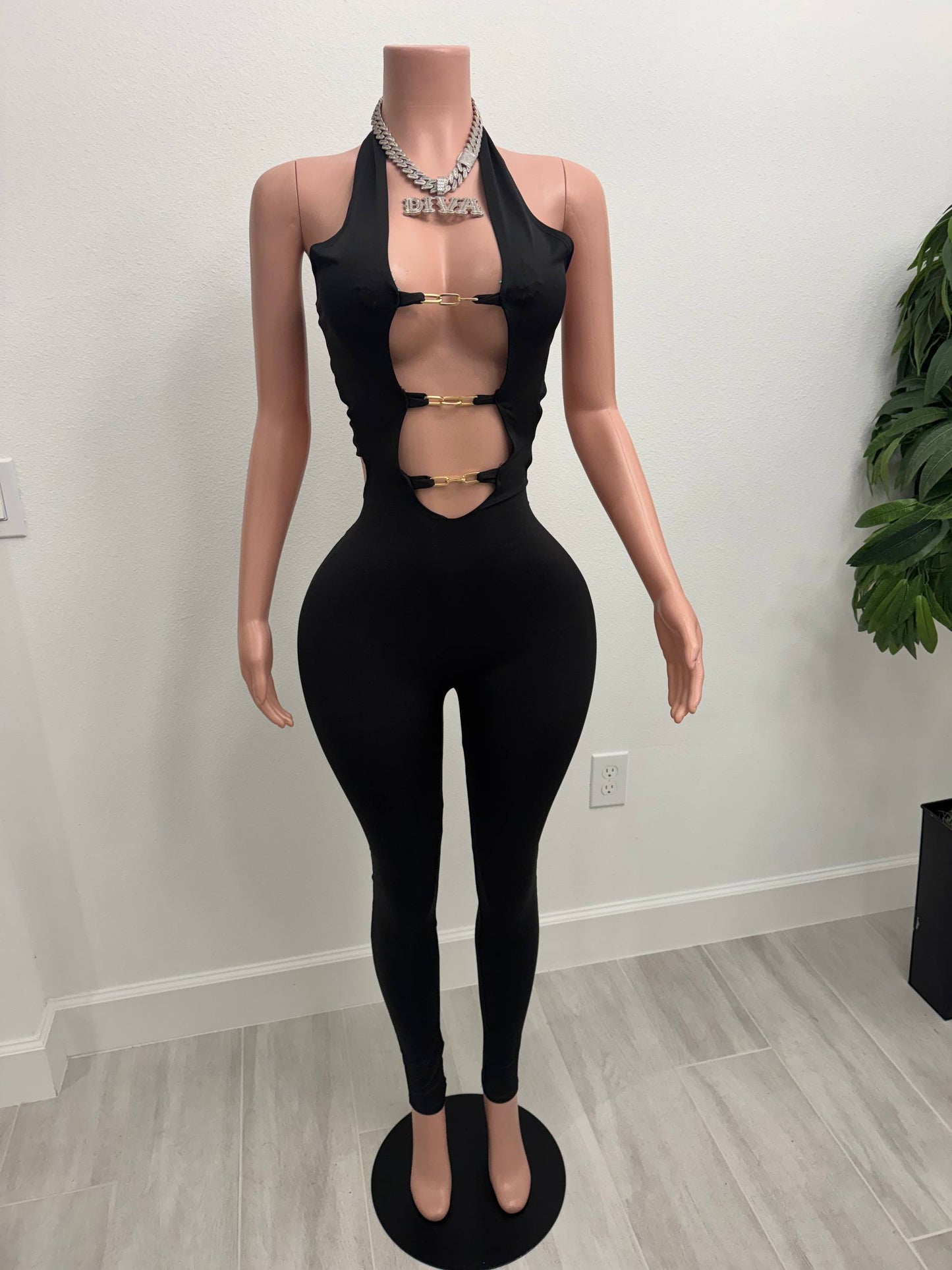 Midnight Cut Jumpsuit