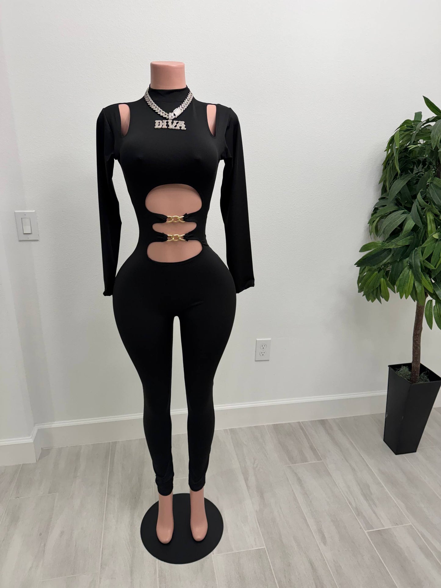 All Eyes On Me Cut-Out Jumpsuit