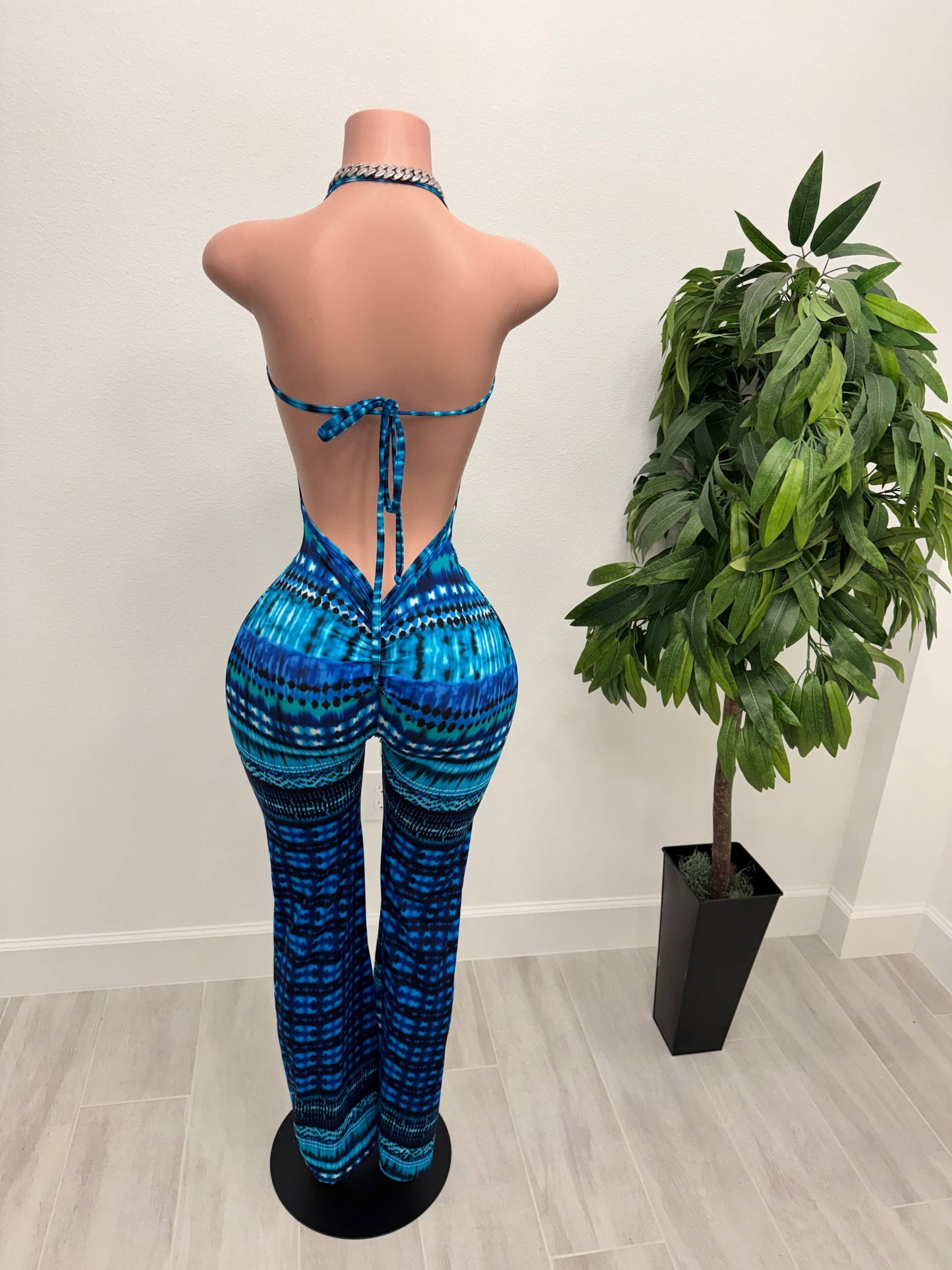 Deep Blue Desire Jumpsuit