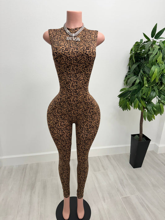 Wild Seduction Leopard Jumpsuit