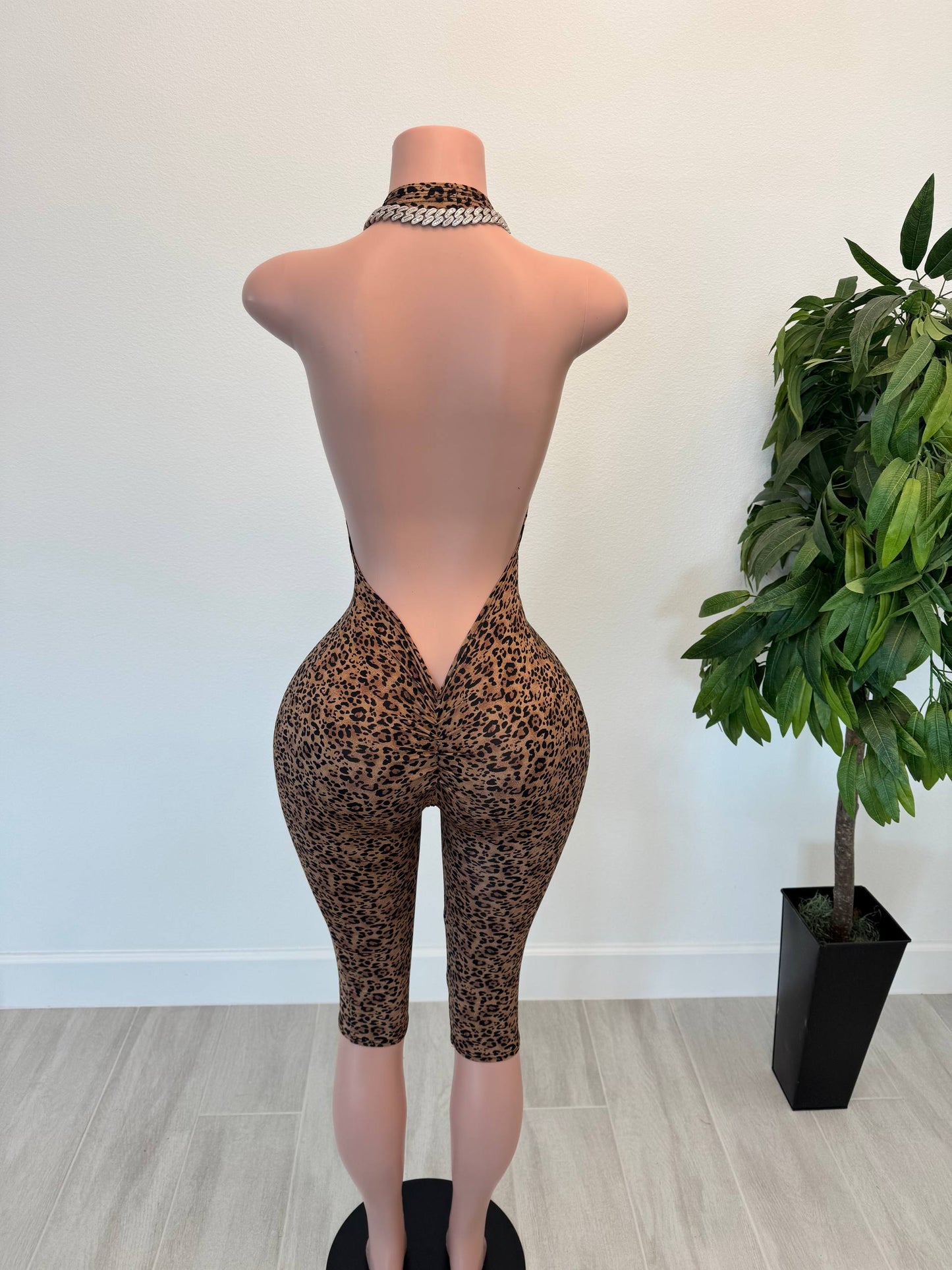 Leopard Romper