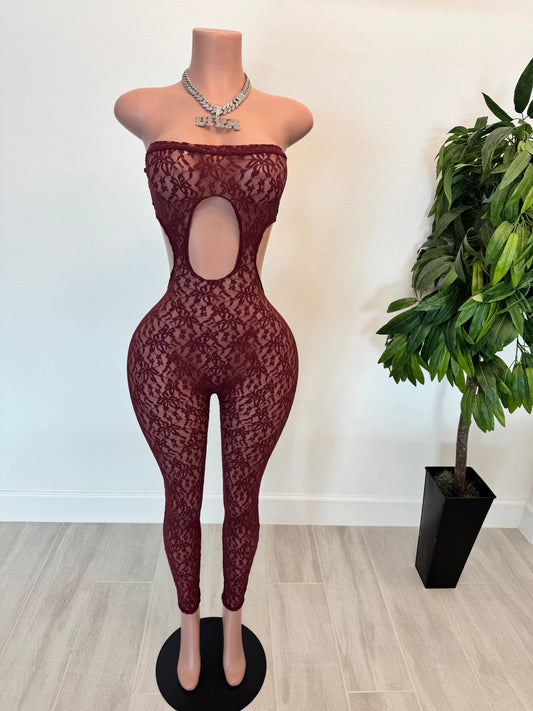 La Reina Lace Jumpsuit